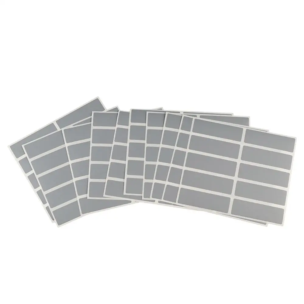 100pcs Rectangular Scraping Stickers Scratch Cards Funny Adhesive Scratch Off Stickers Creative Scratch Off Cards