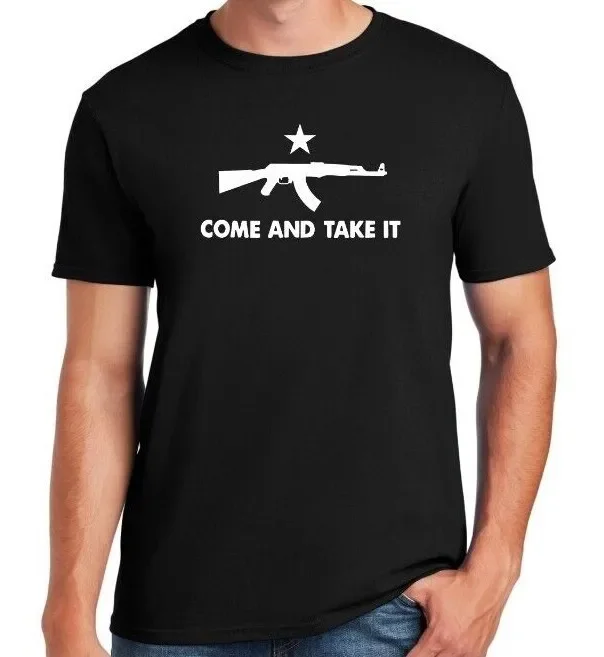 COME AND TAKE IT LOGO #4 - T-Shirt Pro Gun Second Amendment AR15 1776 2A AK47
