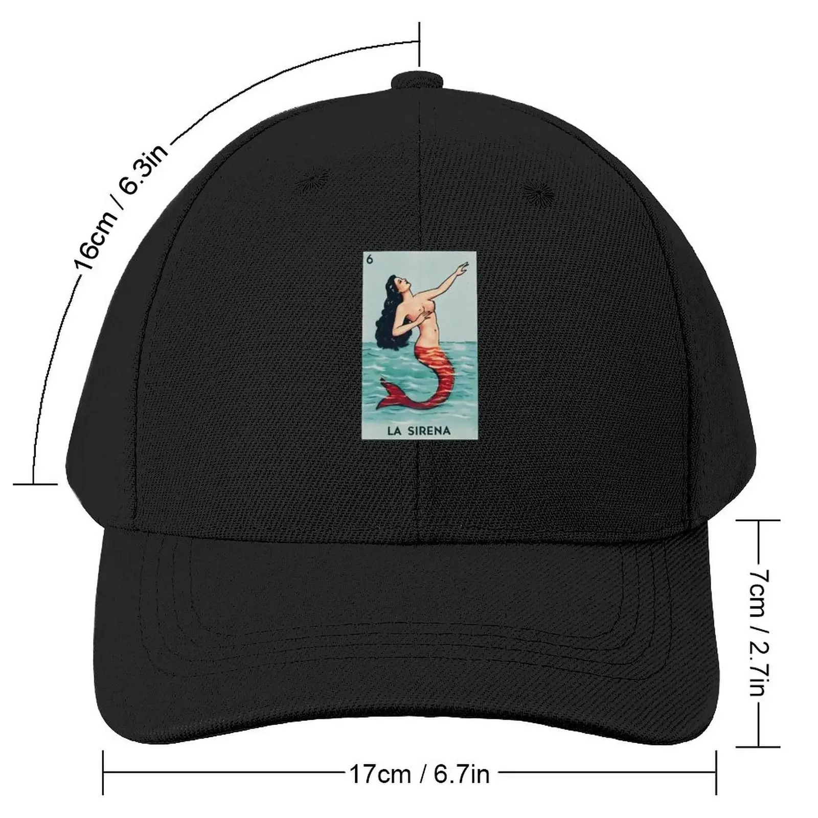 la sirena \t Baseball Cap foam party Hat Gentleman Hat Men Golf Wear Women's