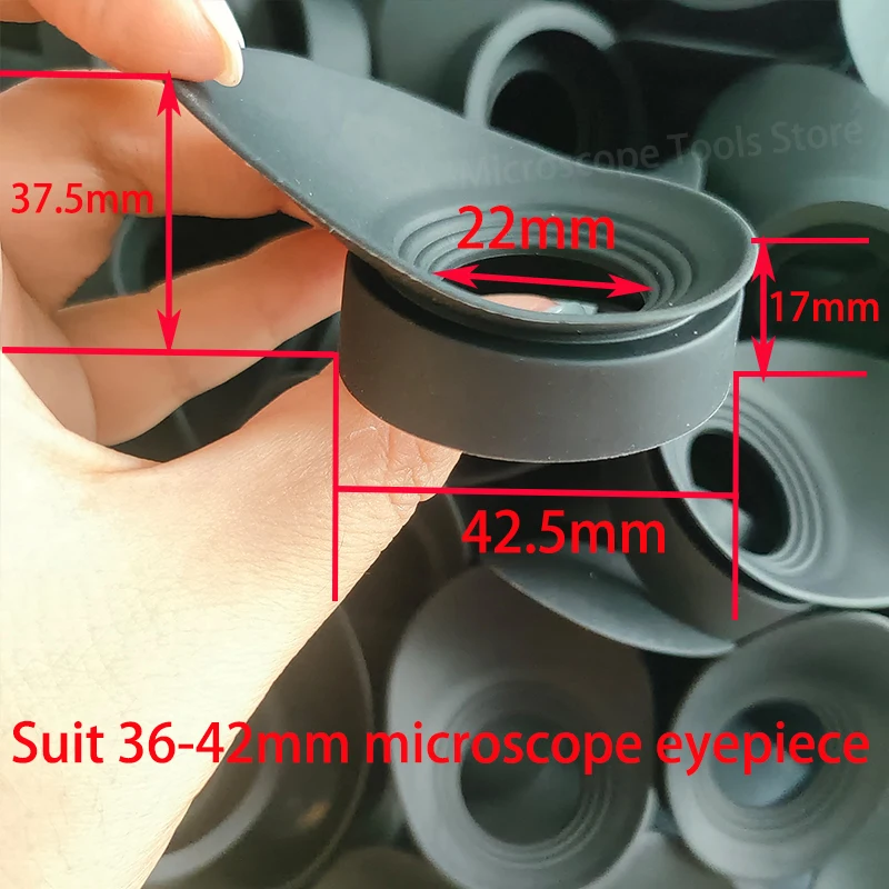 2 Stück 4 Stück 10 Stück 20 Stück Innendurchmesser 40mm Mikroskop-Okular Gummi-Augenschutz Augenschutz für Teleskop Nachtsichtgerät Okular