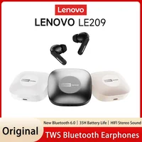 Original Lenovo LE209 auriculares inalámbricos Bluetooth 6,0 reducción de ruido auriculares deportivos HiFi auriculares para juegos de larga duración