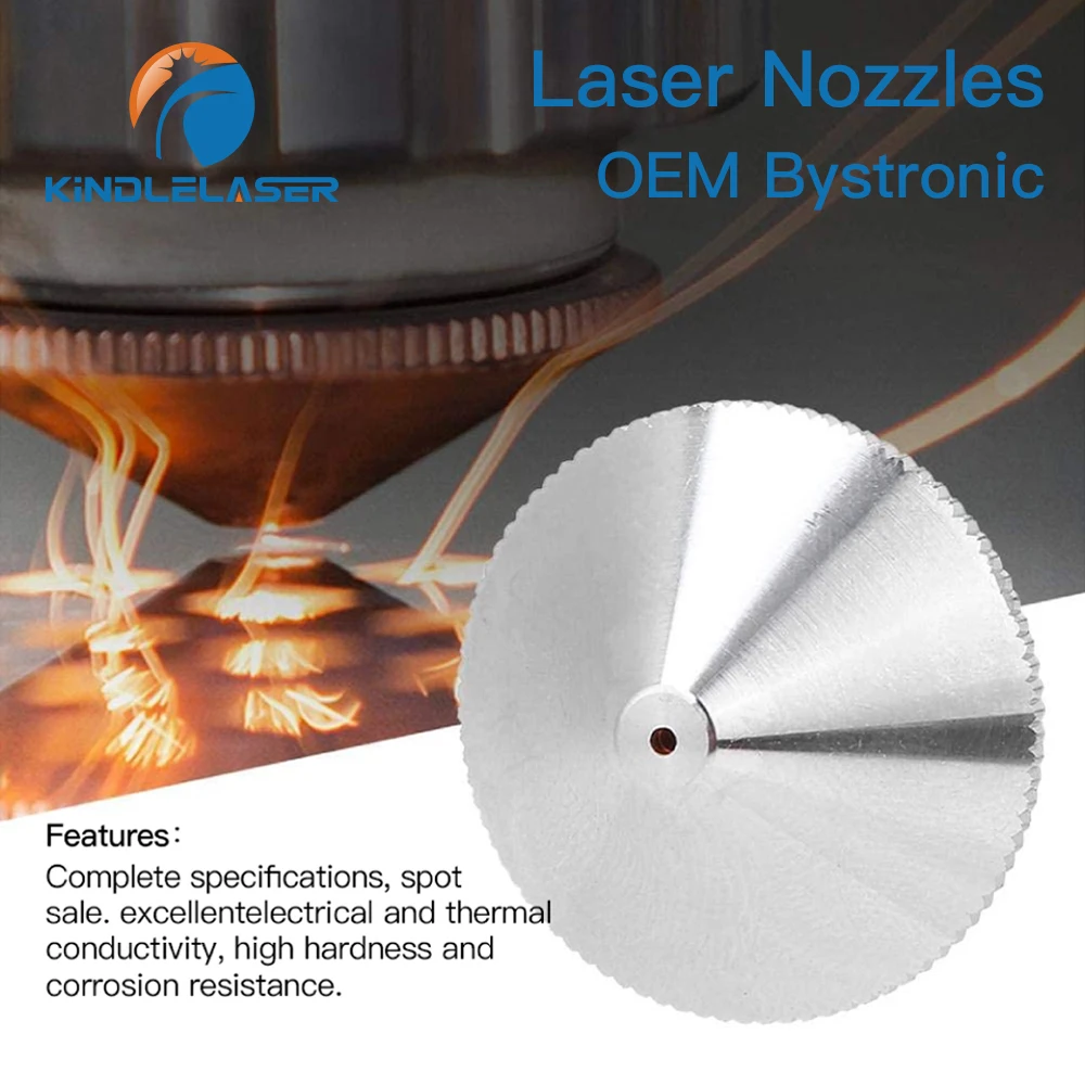 KINDLELASER Bystronic Base per ugello Laser in fibra D52mm H9.5mm Bystronic accessori per macchine da taglio Laser sede ugello Laser