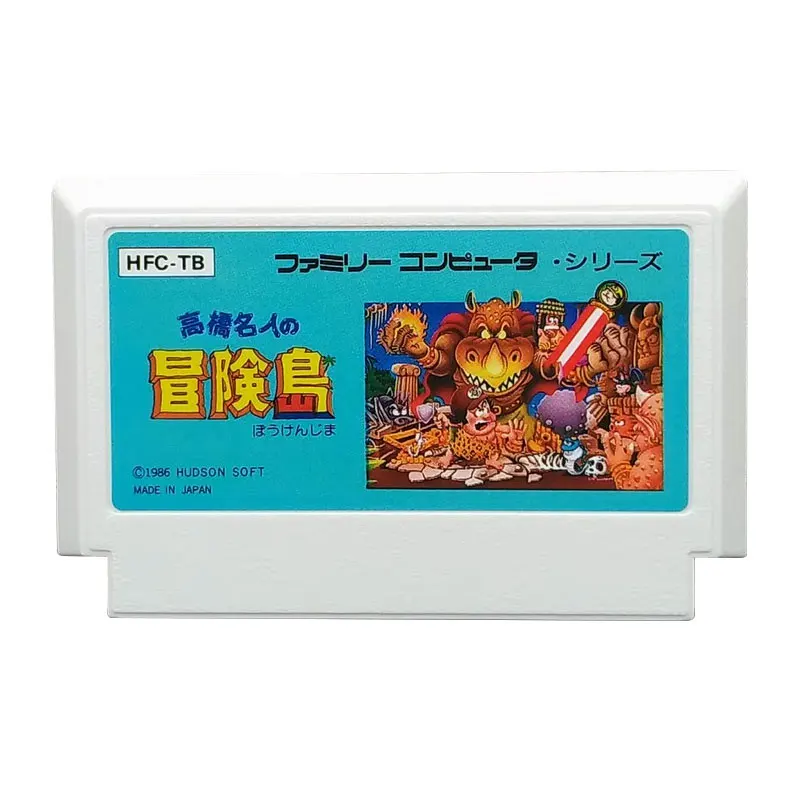 Adventure-Island 8 Bit Game Cartridge For 60 Pin TV Game Console Japanese version