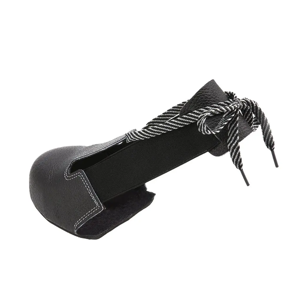 ใหม่1คู่/ล็อต Man Woman รองเท้าเพื่อความปลอดภัยจริงหนังเหล็ก Overshoes Woker รองเท้า Visitor Overshoes เท้าป้องกัน