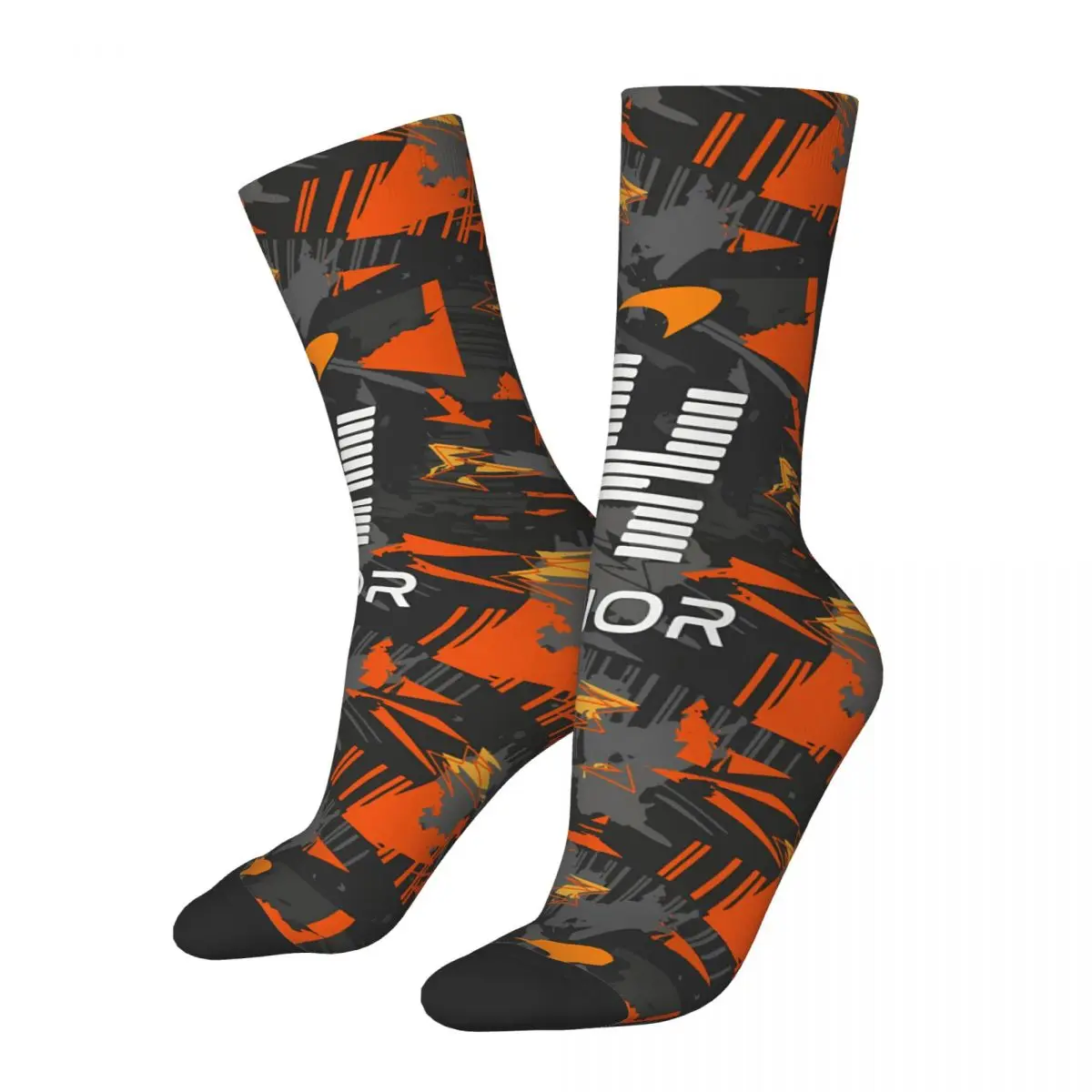 

Happy Funny Men's compression Socks Lando Norris 4 Vintage Harajuku F1 Formula 1 Hip Hop Novelty Casual Crew Crazy Sock