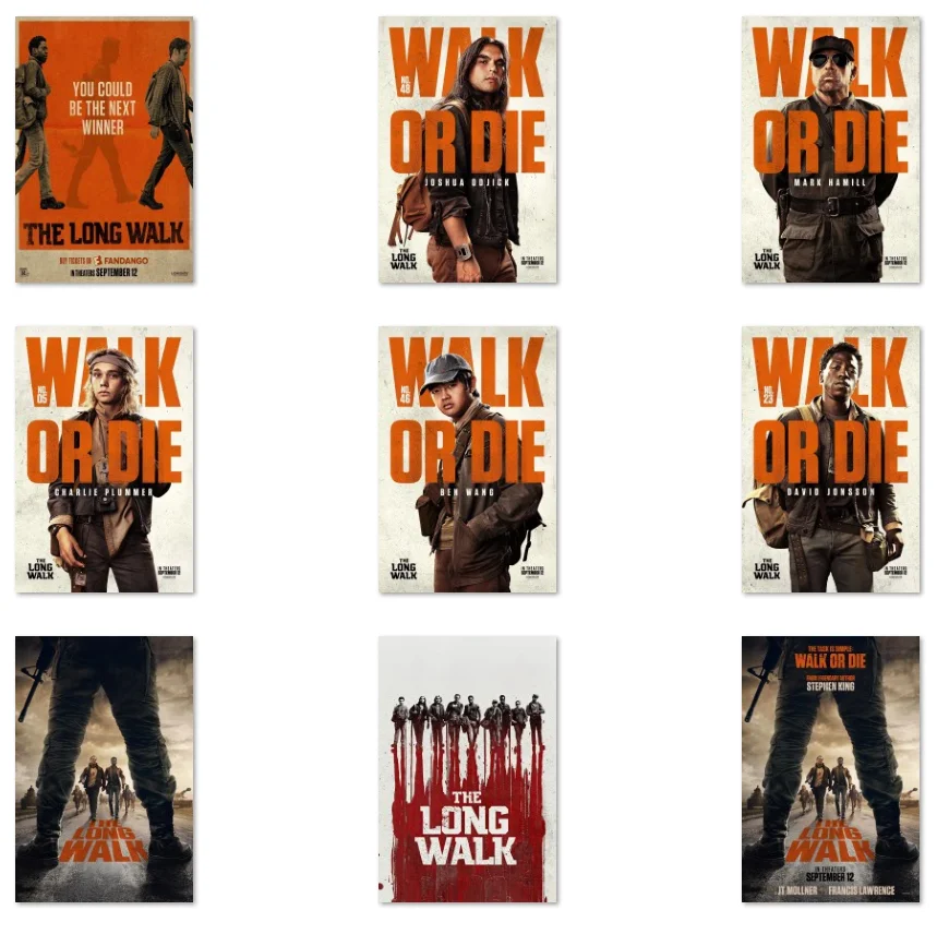 

15Style Choose The Long Walk Movie Canvas POSTER ,Home Decor Wall art painting