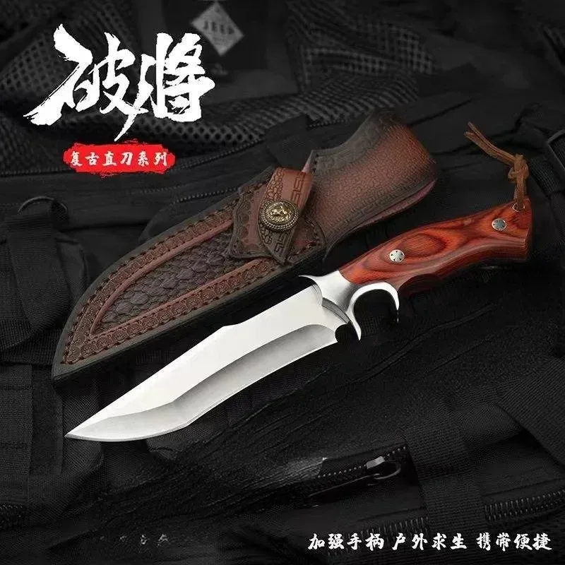 High Hardeness M390 Tactical Combat Knife Military Hunting Survival Tool Outdoor Camping EDC Self defense Chirstmas Gift for Men