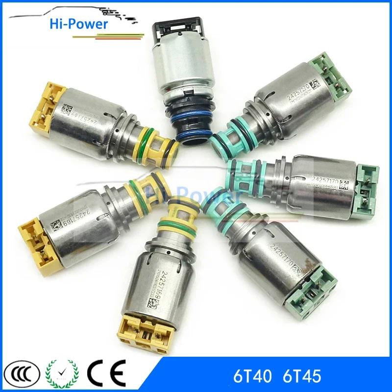 

7 PCS Per Set 6T30 6T45E 6T45 6T40 6T40E 6T50 Control Module Solenoid For Chevrolet Malibu Cruze Equinox Buick Regal Lacrosse