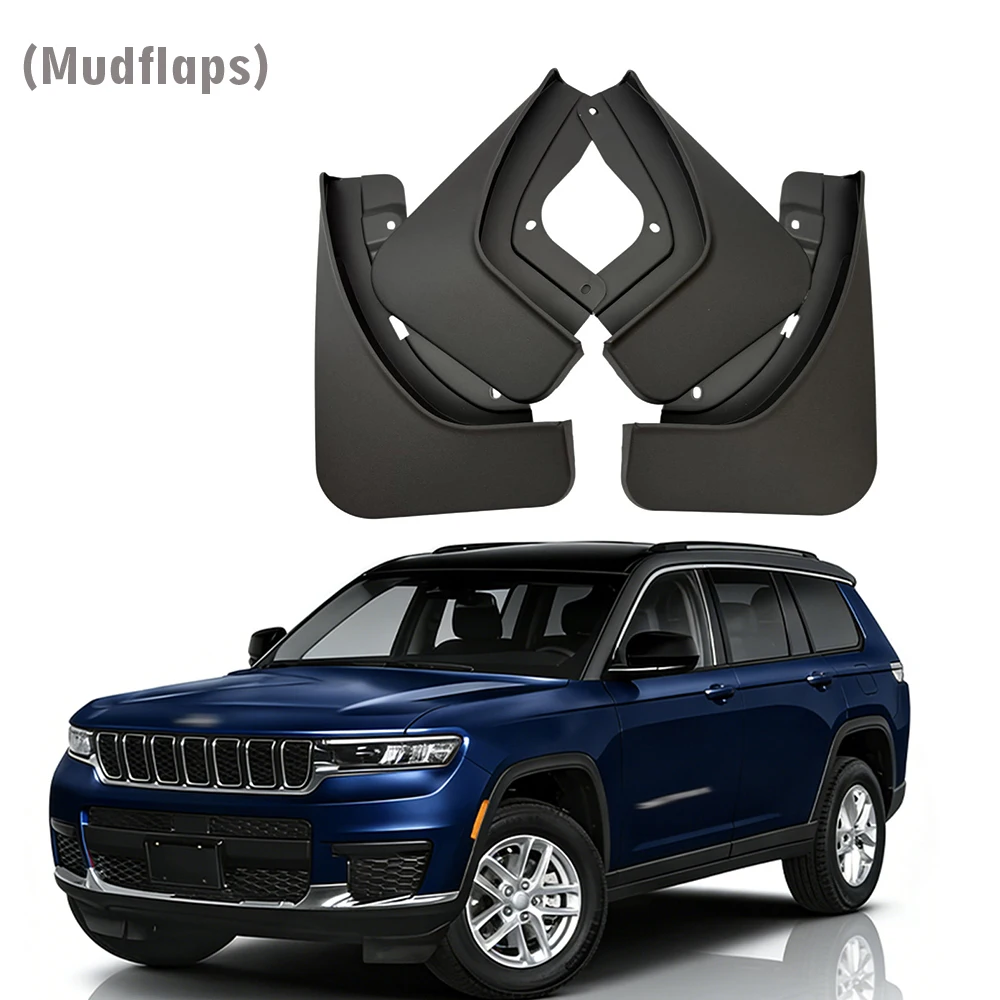 2022 2023 2024 2025+ Do JEEP Grand Cherokee WL Błotniki Osłony Przeciwbłotne Akcesoria Samochodowe Przód Tył 4 szt. — 2