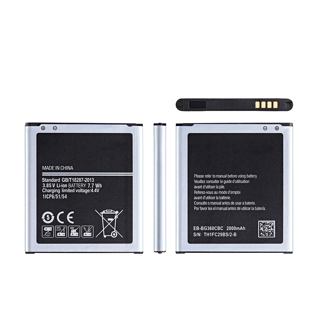 Brand New EB-BG360CBU EB-BG360BBE Battery 2000mAh For Samsung Galaxy Core Prime G360 G361 G3609 G3608 G3606  J200 J2(2017)