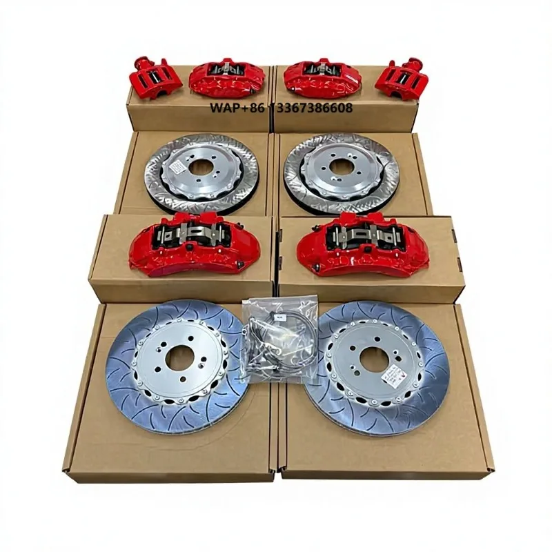 

RX8 Brake Caliper Upgrade Kit Front V6 6Pot Calipers Rear 4Pot Calipers with Integrated Handbrake Cable