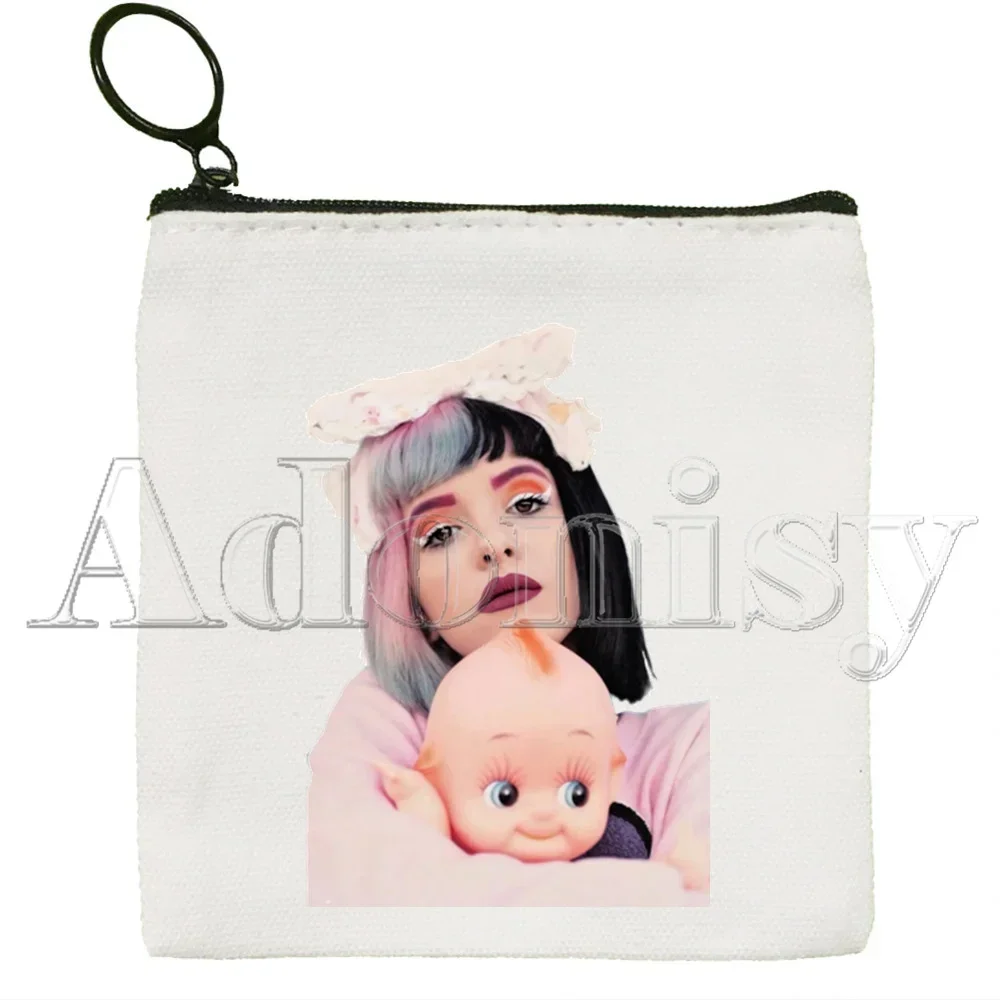 Cardigan marticker Cry Baby Hip Hop Hipster Canvas portamonete pochette stampa portamonete portamonete personalizzazione della custodia per studenti