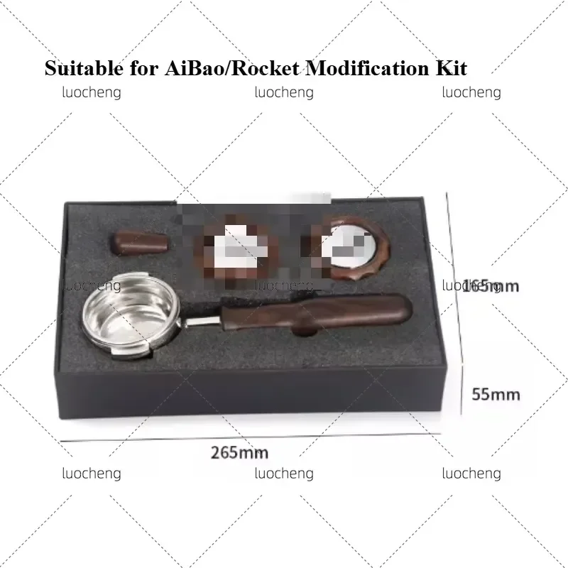 For Rocket Aibo Modified Coffee Machine Walnut Bottomless Handle Accessories Solid Wood Knob Rod Walnut Kit