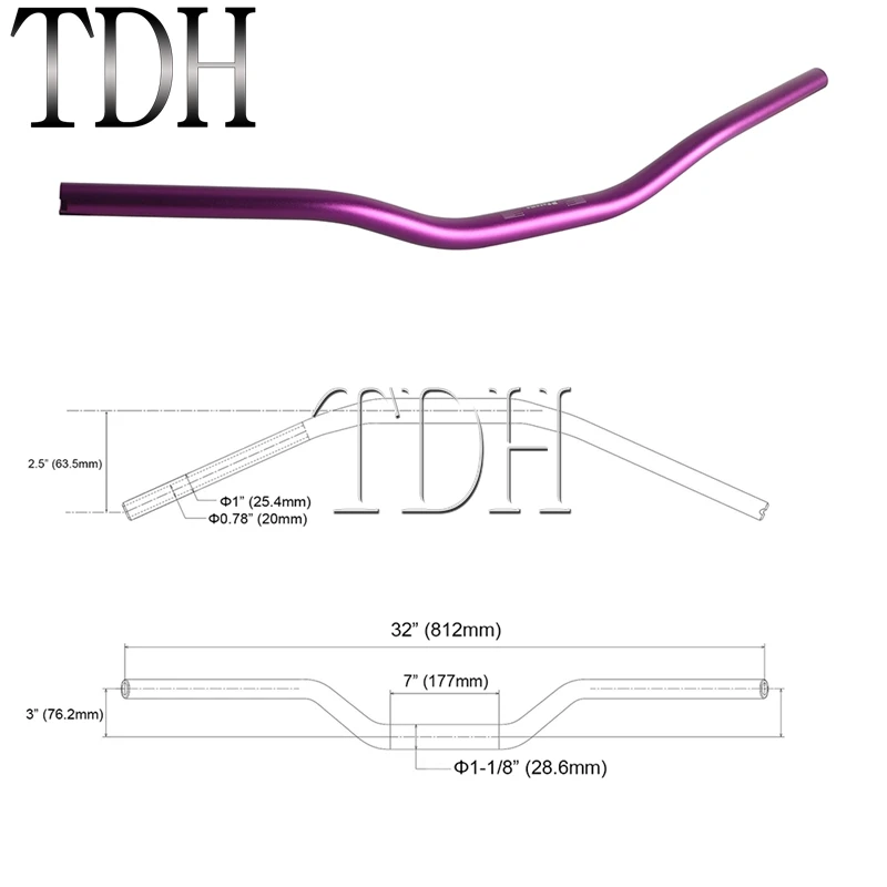 Moto 1 "25Mm 28Mm 32Mm 38Mm Handle Bar Cnc Billet Tracker Stuur Pullback Bars Voor harley Sportster XL883 XL1200 Xl 883 Dyna