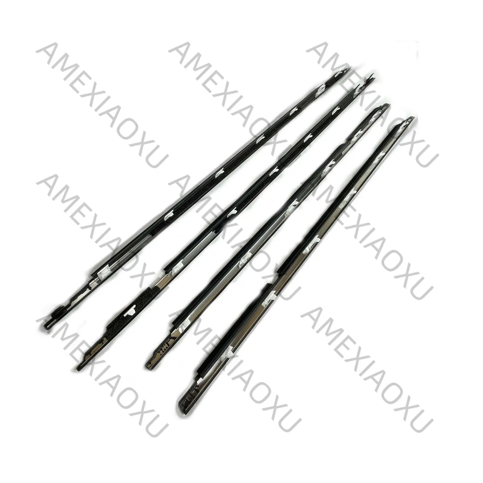 AP01 4PCS Door Belt Molding Set For Toyota Land Cruiser Lexus LX450 Front+Rear 1991-1998 7571060021 7572060021 7573060020