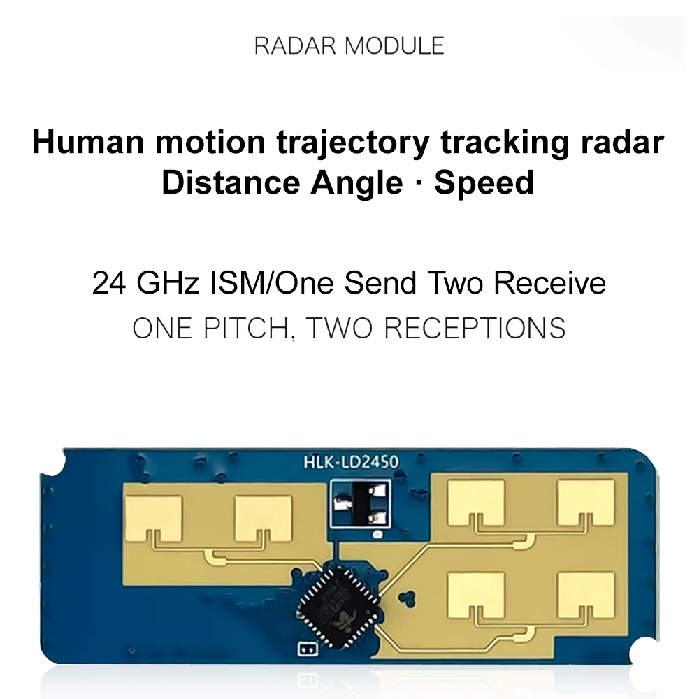 Imagem -04 - Movimento Alvo Rastreamento Radar Módulo Sensor Corpo Humano Sensor de Rastreamento Móvel Smart Home Hlk-ld2450 Dc5v 24g