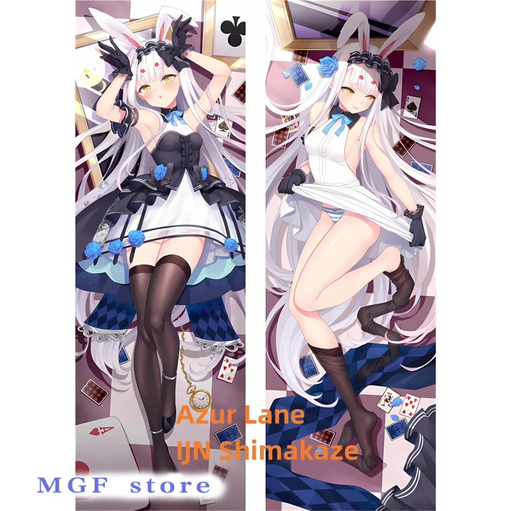 

Dakimakura Anime Pillow Case Azur Lane IJN Shimakaze Double-Sided Print Of Life-Size Body Pillowcase Gifts Can Be Customized
