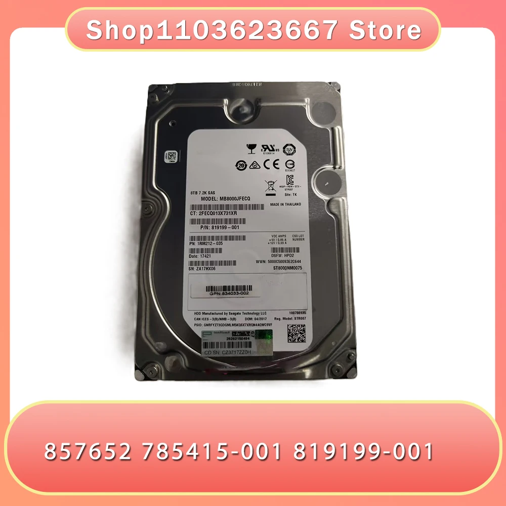 

Для HP MB 008000 JWAYH 785079 -B21 MB8000JFECQ 813866 -001 857652 785415 -001 819199 -001