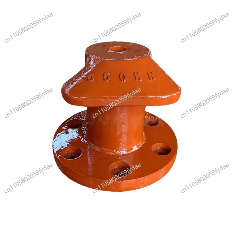 Cast Iron Mooring Column 200KN Round Bottom Mooring Pile, Wharf Port Collision Block, Mooring Pier Column