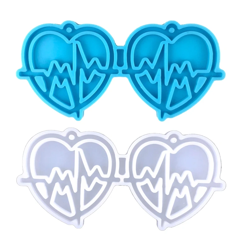 

Silicone Love Bamboo Earrings Mold Crystal Epoxy Decorative Pendants Mold Dropship