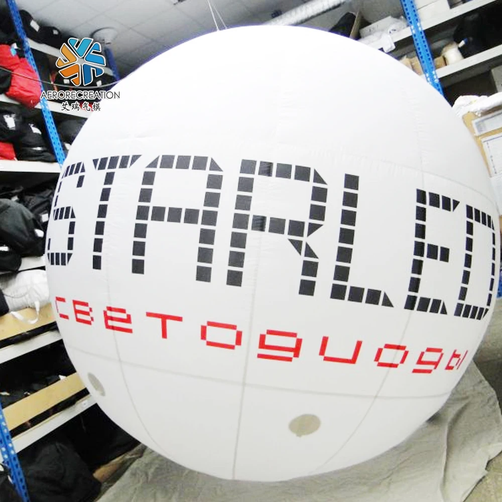 Customized Giant Inflatable Helium Balloon World Game Decoration Light Advertising Inflatable Helium Parade Floats Ball