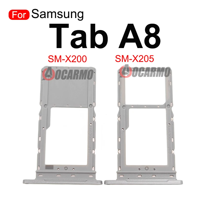 1Pcs Sim Tray Replacement Parts For Samsung Galaxy Tab A8 SM-X205 X200 10.5\