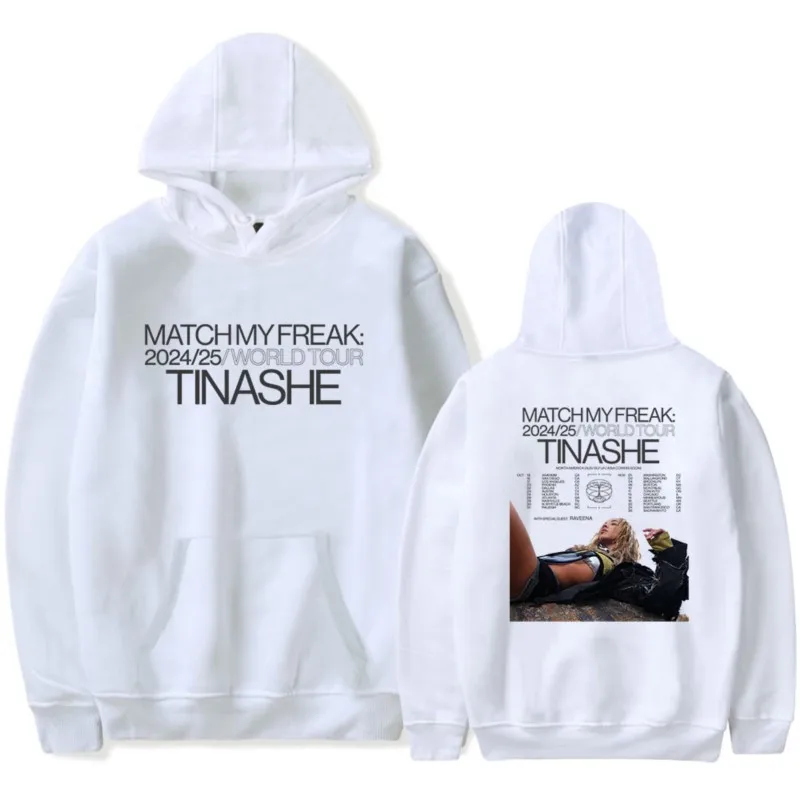 Tinashe Matchmyfreak World Tour Hoodie Merch Men/Women Unisex Cosplay Long Sleeve Sweatshirt Hooded Streetwear