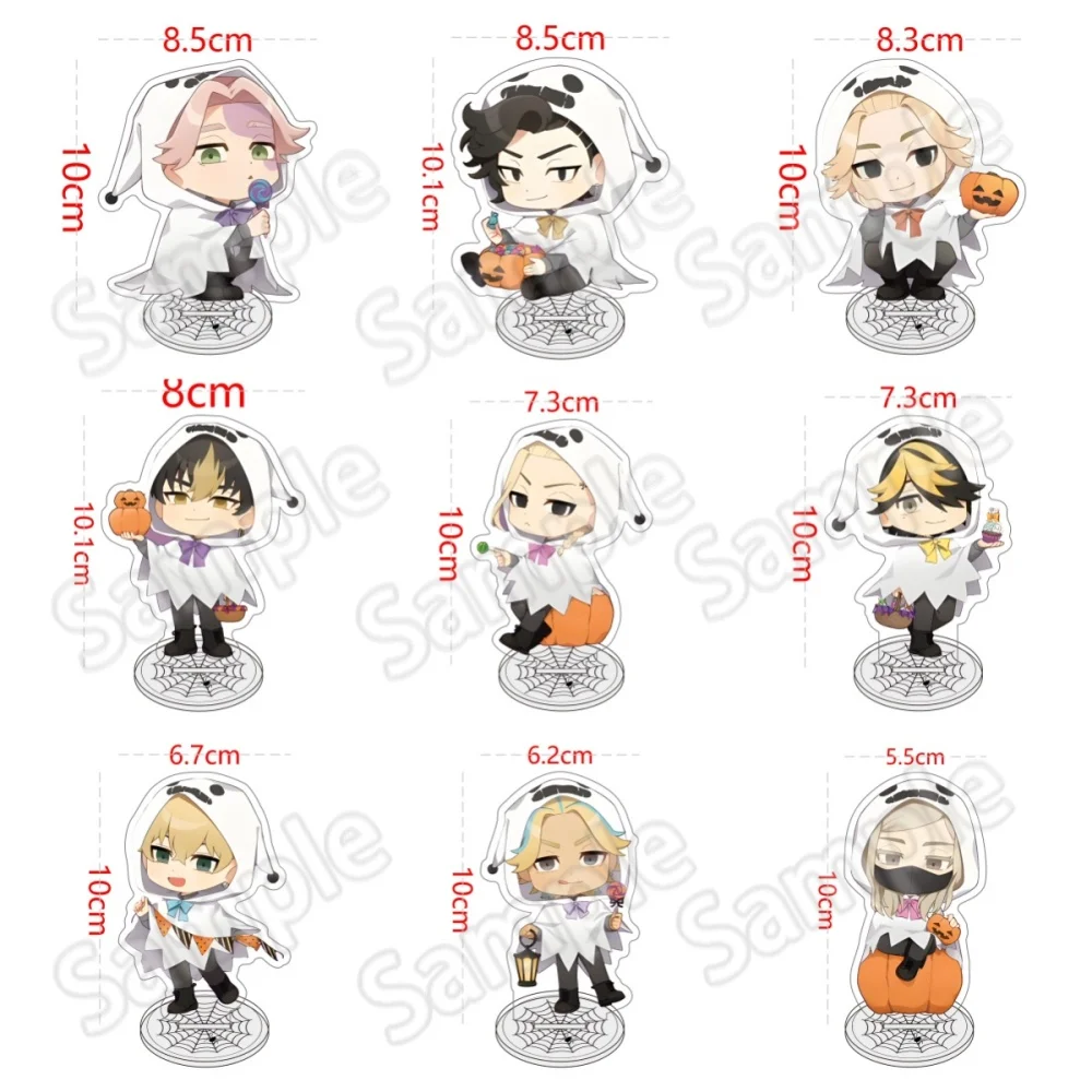 Anime Tokyo Avenger Figure Tokyo Revengers Stand Model 10cm Acrylic Keychain Table Top Decoration Mikey Draken Halloween Gift