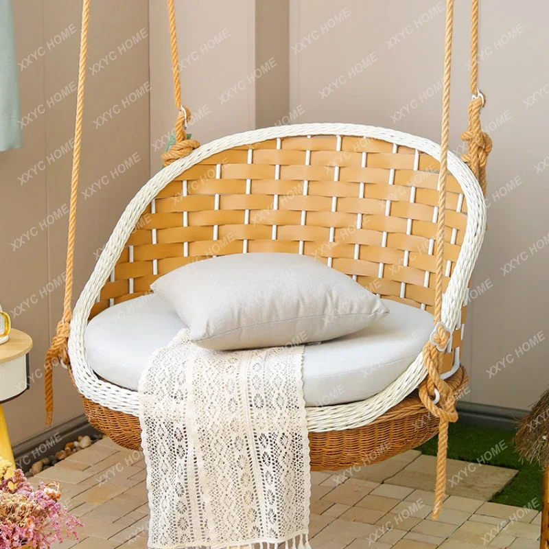 Hanging Glider Outdoor Swing Courtyard to Swing Balcony Rocking Chair Rattan Chair Hanging Basket Chair