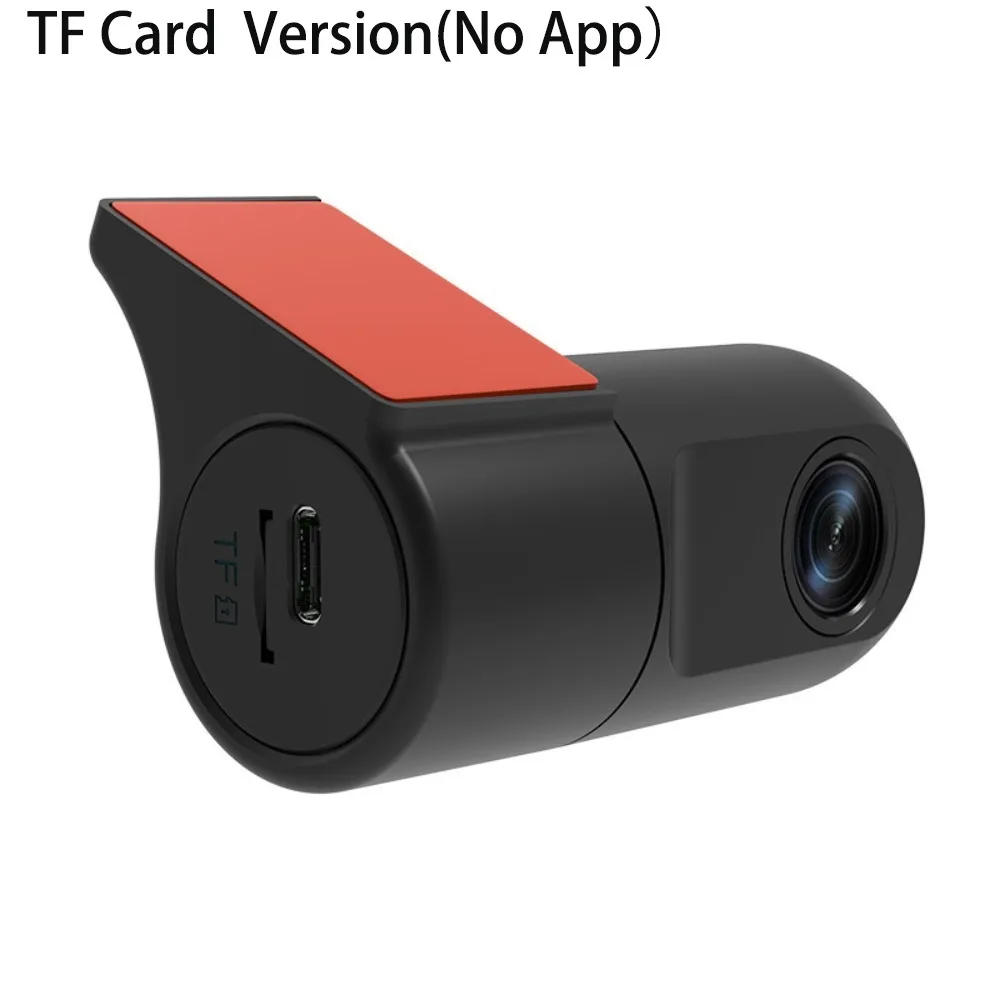 Portable APP Control Dash Camera HD Recording IR Night Vision 1080P HD Camera 360° View Smart Car Camera Driving Recording