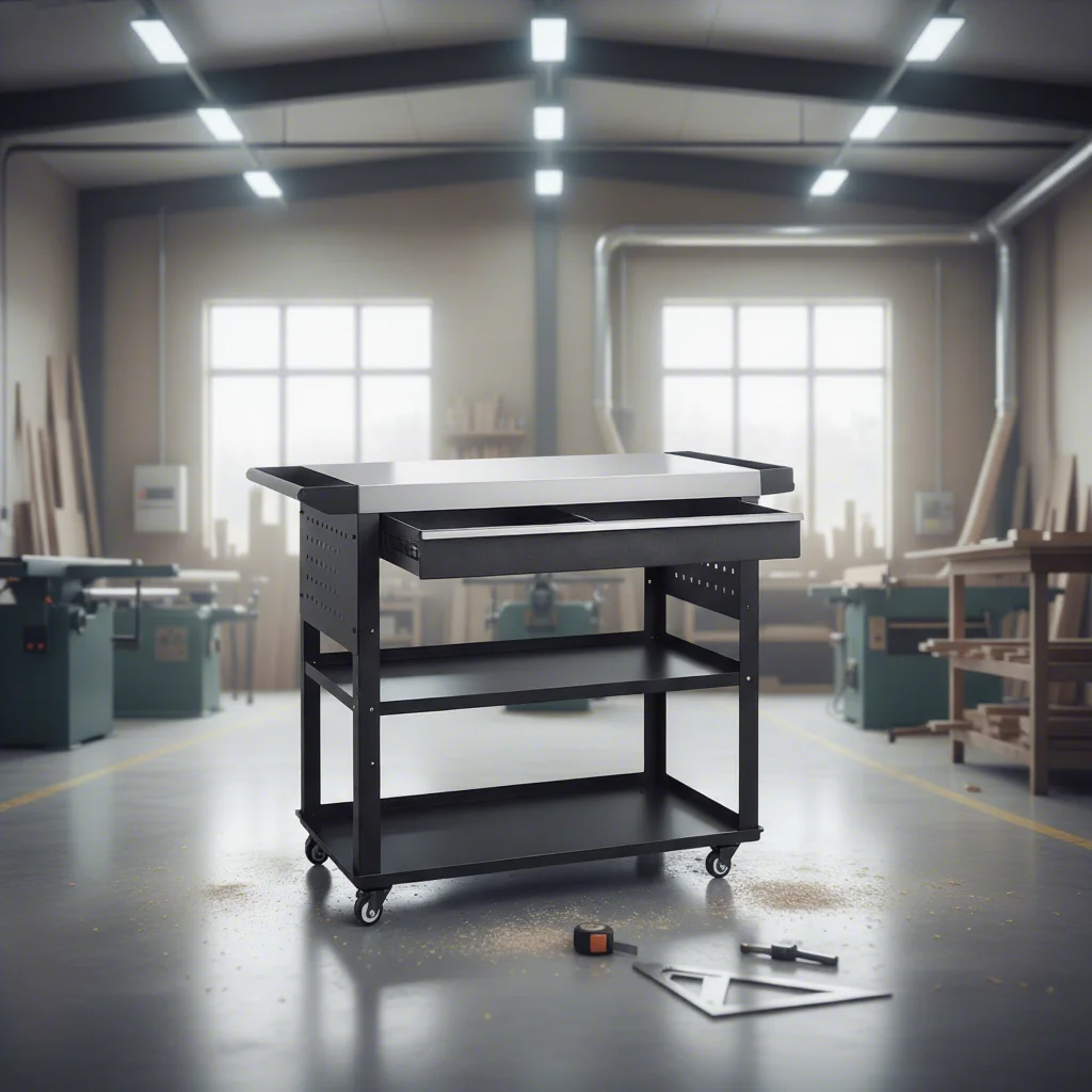 

Steel Workshop Garage Tool Cart Boltless Rolling Wheels Customizable Dimensions Tool CABINET Chest Modern Design Keyed OBM