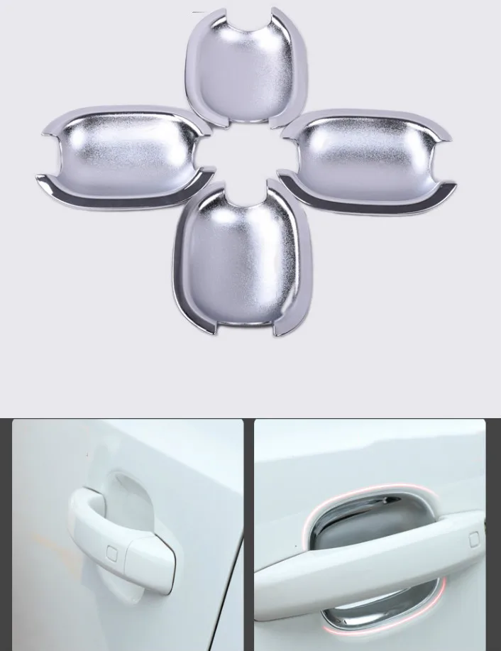 FUNDUOO For Audi Q5 2009 2010 2011 2012 2013 2014 2015 2016 High Quality Car Door Handle Cup Bowl Cover Styling Auto Accessories