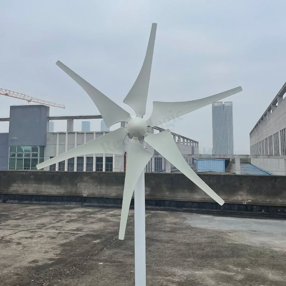 3000W 2000W Wind Turbine Generator Power Complete Household Energy Storage System Kit 12V 24V 48V Home Appliance