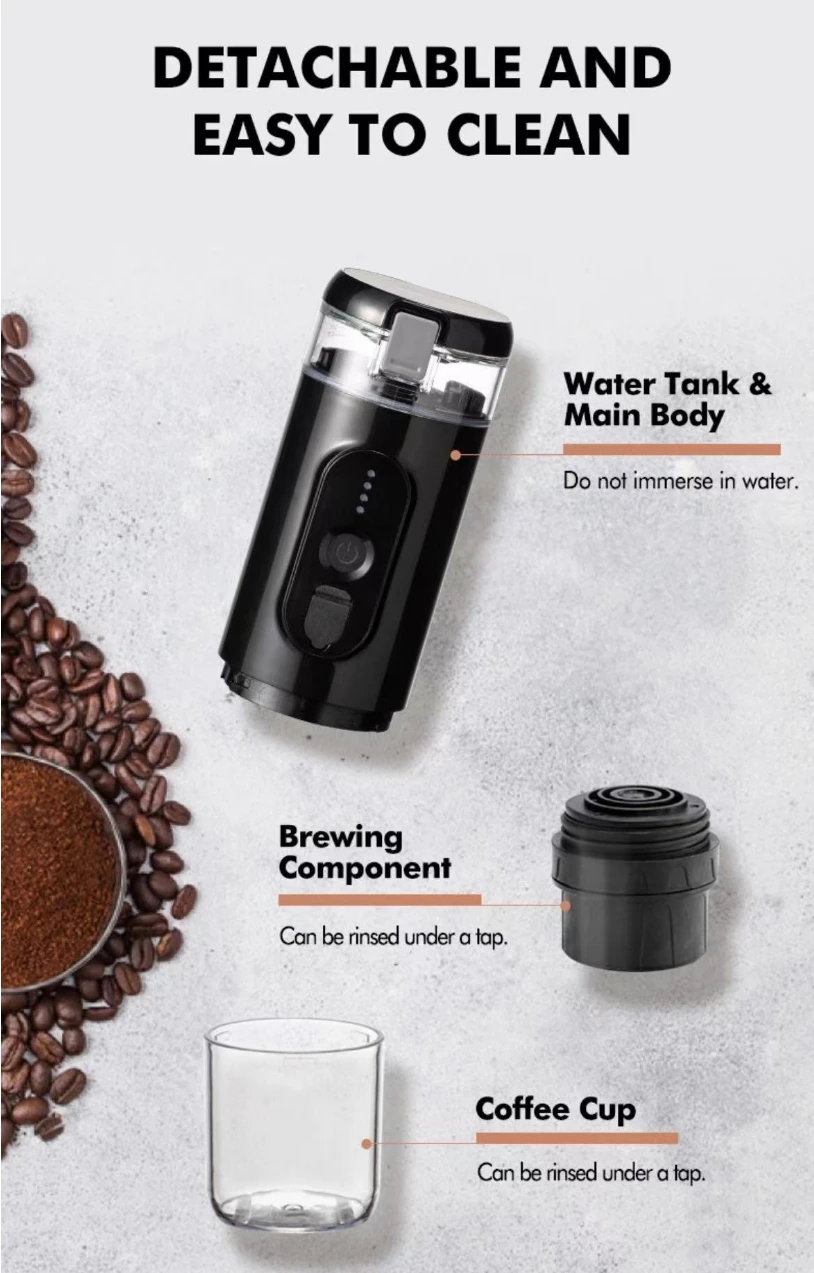 Espresso Machine Protable Coffee Capsules Of Electric Coffee Capsule Machine Outdoor Small Heating Capsule Coffee Maker