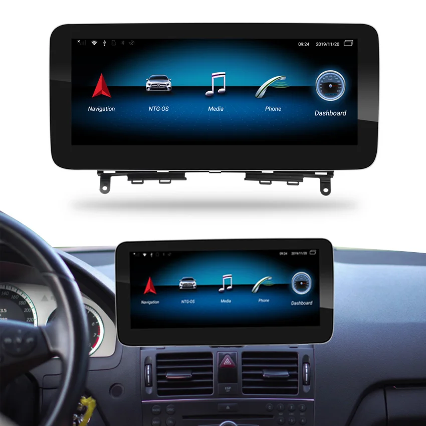 KANOR android 10.0 car multimedia system for Mercedes benz GLA 180 200 X156  W176 CLA Class W117 car stereo player