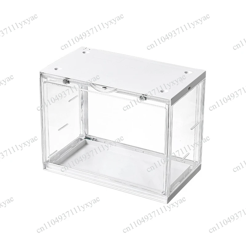 Blind box storage box with lamp Magnetic sound-activated storage Acrylic stepped type