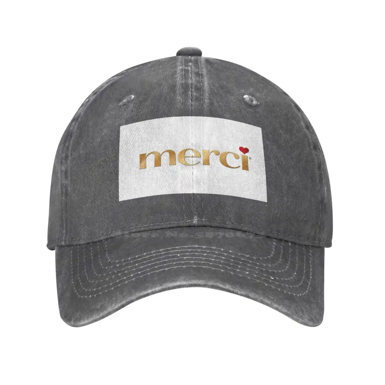 

Merci Logo Fashion quality Denim cap Knitted hat Baseball cap
