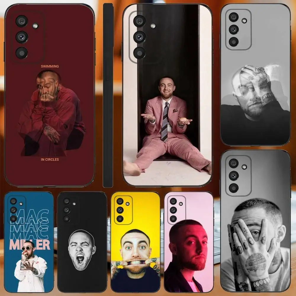 

Rapper M-Mac M-Miller Phone Case For Samsung Galaxy A13,A21s,A22,A31,A32,A52,A53,A71,A80,A91 Soft Black Cover