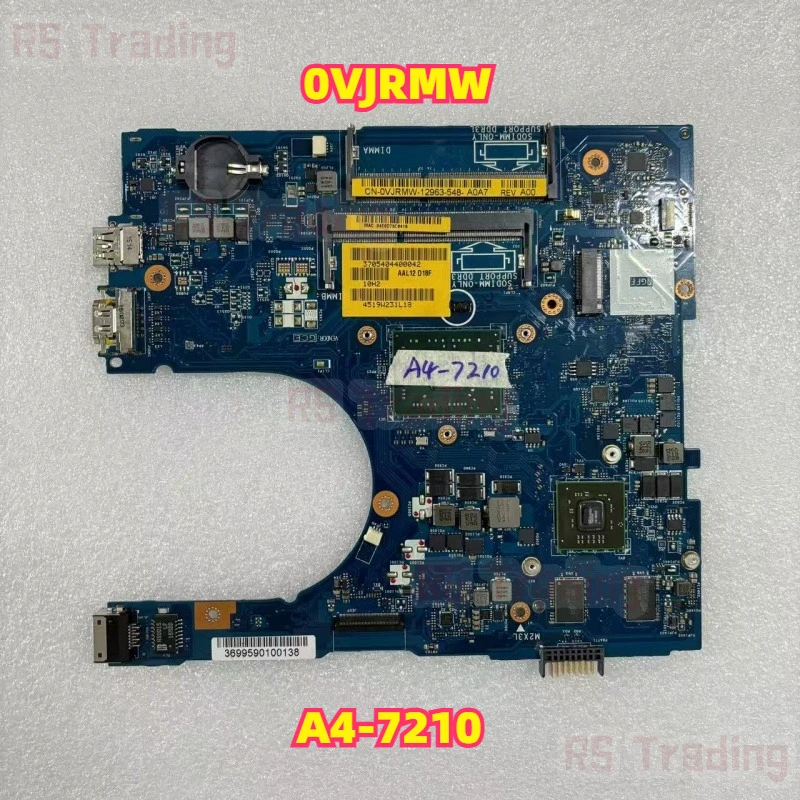 

0VJRMW для DELL Inspiron 5455 5555, материнская плата для ноутбука CN-0VJRMW LA-C142P A4 AM7210 216- 0867020 2G