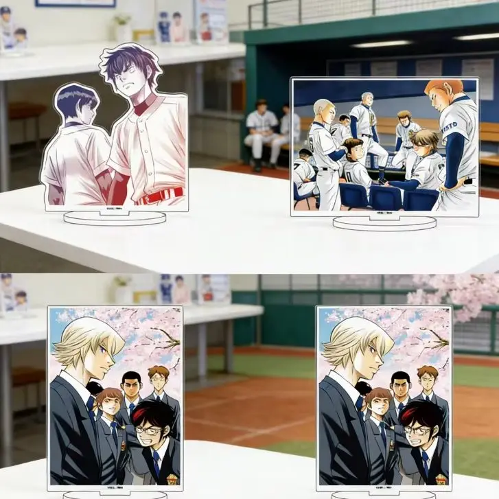 Extremely Hot Anime Ace of Diamond Sawamura Eijun Cosplay Prop Decor Present 15cm Acrylic Stand Figure Desk Decorations