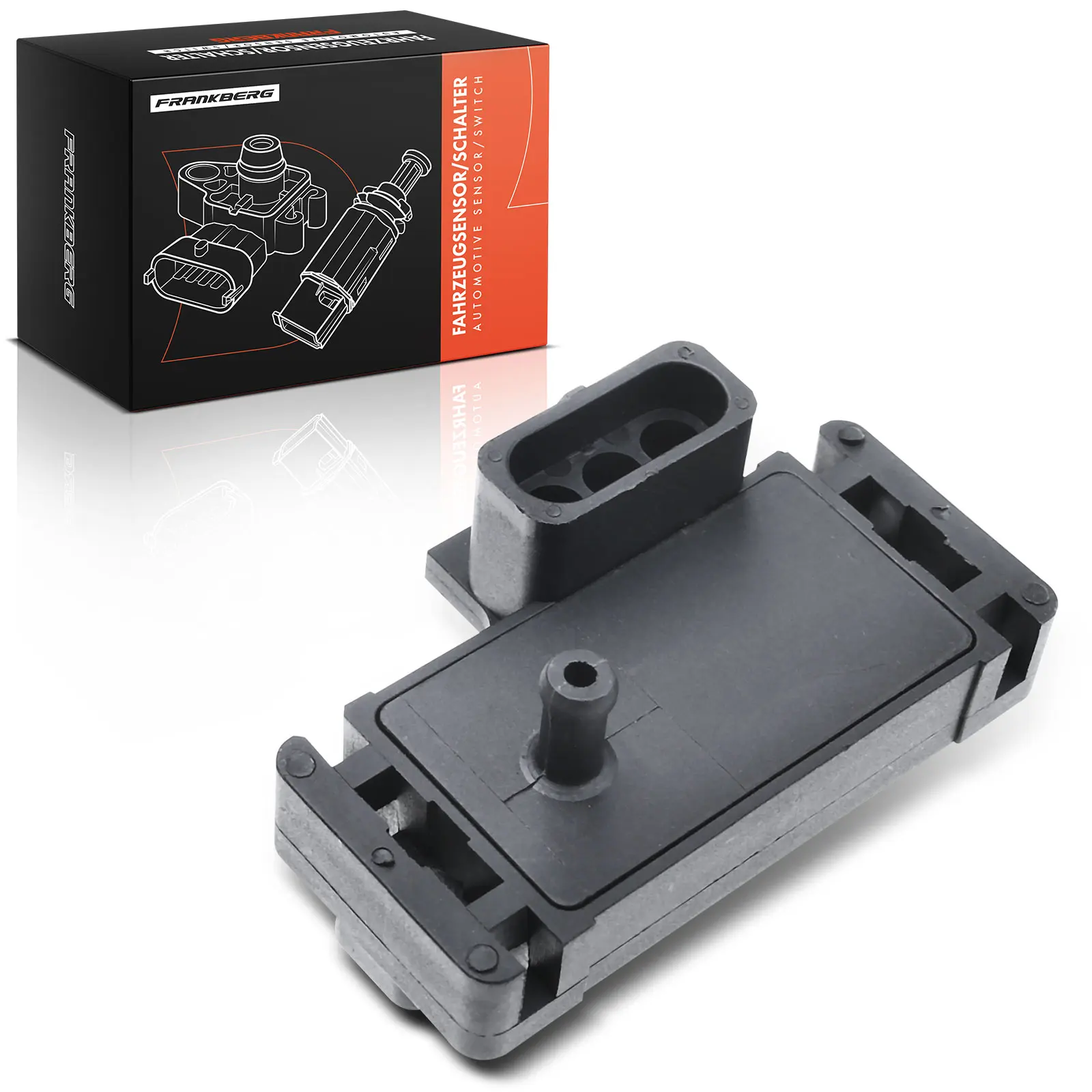 Frankberg 1x Sensor Inlaatpijp Druk voor Opel Astra F G Corsa A B Vectra A B 1.2L 1.3L 1.4L 1.8L AS17 16254719 AS5 4723039