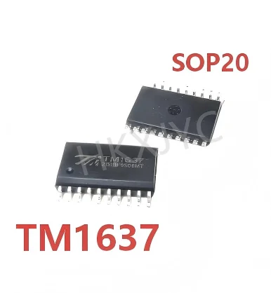 10~100/PCS New TM1637 SOP20 LED driver control chip with keyboard scanning interface In Stock