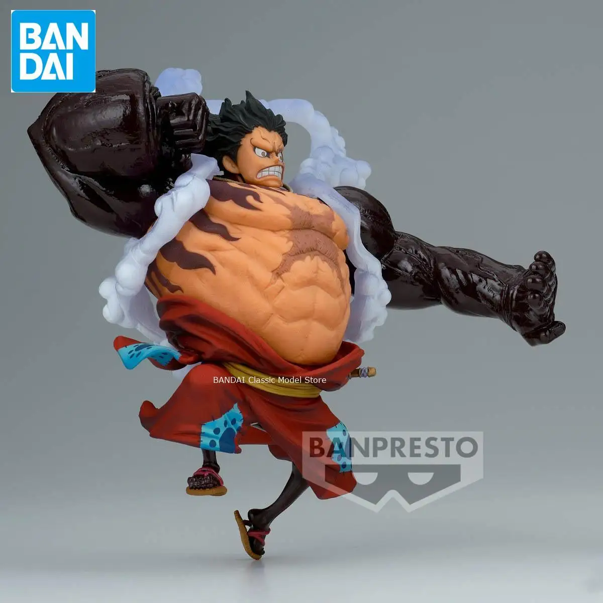 Bandai Banpresto Originele Een Stuk KONING VAN KUNSTENAAR Monkey D. Luffy Anime Figuren Speelgoed voor Kinderen Gift