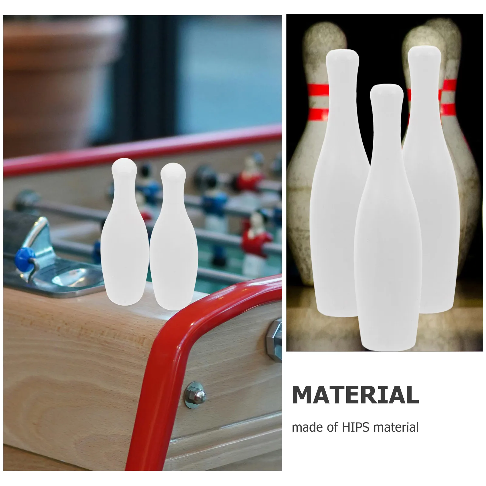 

20 Pcs Mini Bowling Desktop Toy Tabletop Game Replacement Replacements