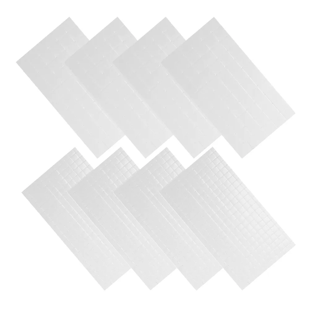 8Sheets Foam Squares Double Sided Adhesive Foam Tape Sticky Eva Sheets for Paper Fabric Plastic Wood Craft Decoration