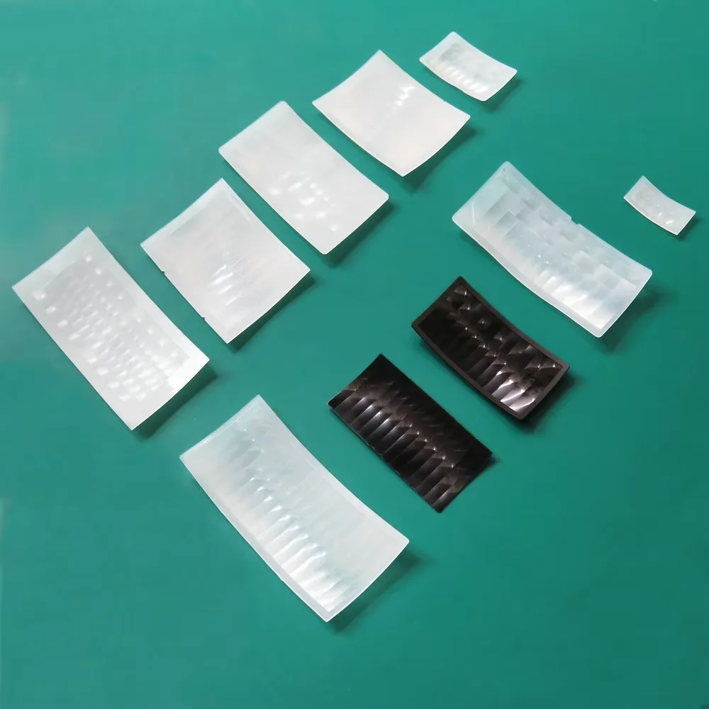 

68*34mm Schistose Type HDPE PIR Human Body Infrared Sensor Fresnel Lens 15m Sensing Distance 25mm Focal Length 150 Degree Detec