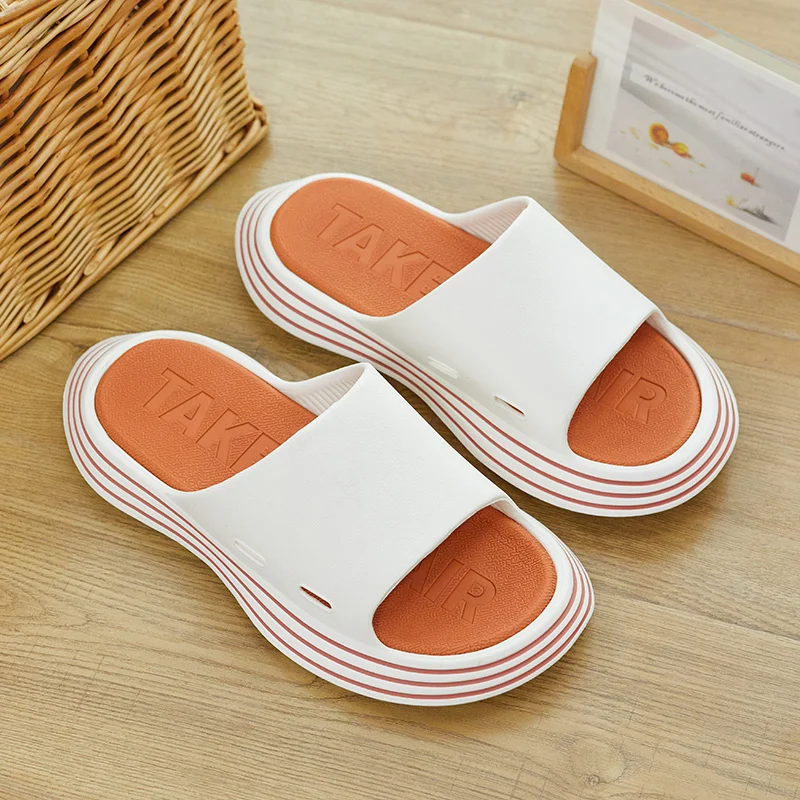 UTUNE Runway Slippers Women Summer Shoes Outside EVA Outdoor Slides Men Soft Thick Sole Non-slip Beach Pool Sandals Indoor Bath