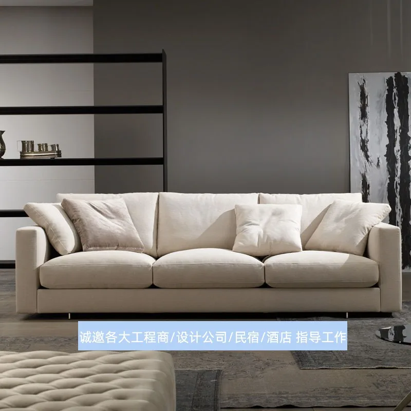Small apartment 2.1 meters living room apartment office single double three-person removable sofa