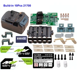 21700*10 BSL36A18 18V 36V Battery Case for Metabo HPT Hitachi MultiVolt Battery 371751M 372121M BSL36B18 Li-ion Battery Housing