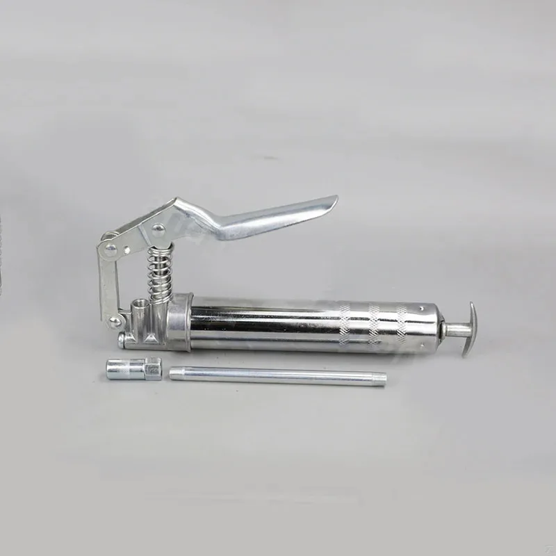 

Ручной смазочный пистолет, портативный 100-600CC, одноручный смазочный аппарат высокого давления для автомобильных машин, промышленного обслуживания